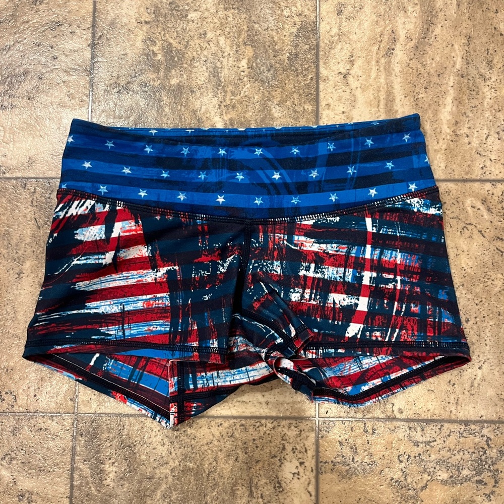 Patriotic Star Women's Athletic Shorts